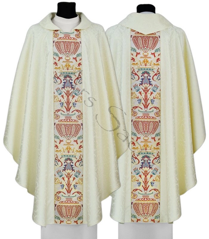 Gothic Chasuble 115 K25 Cream Unlined ALL PRODUCTS CHASUBLES