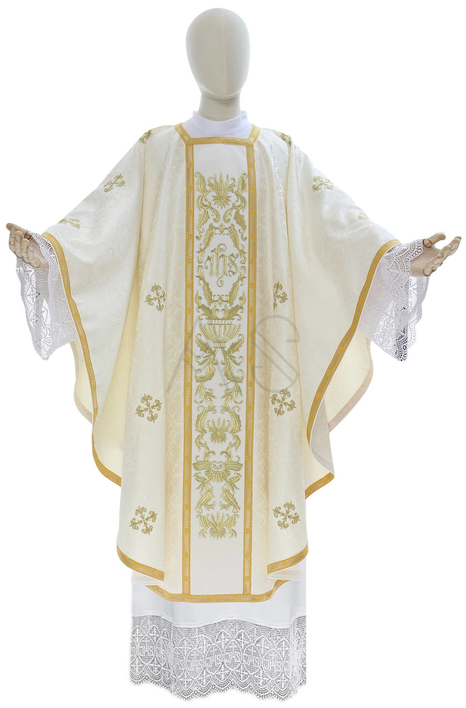 Gothic Chasuble G856 K25 Cream Unlined ALL PRODUCTS CHASUBLES