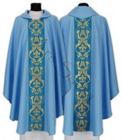 Chasuble gothique mariale  081-N