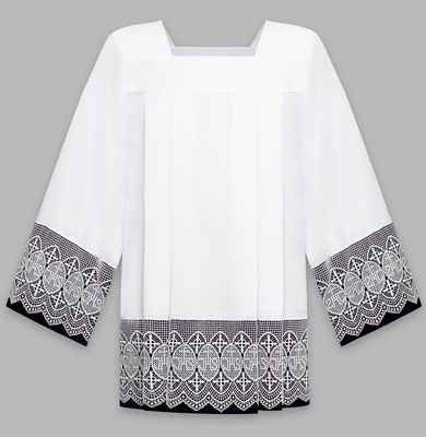 Surplis avec doublure noire K11-CZ
