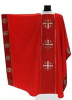 Chasuble monastique '"Croix de Jérusalem" MX009-C