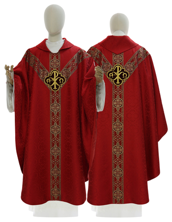 Casulla semigótica "Alfa & Omega" Y211-C25