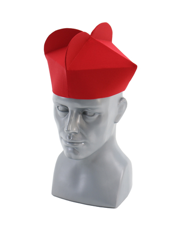 Barrette rouge à 3 cornes B-7