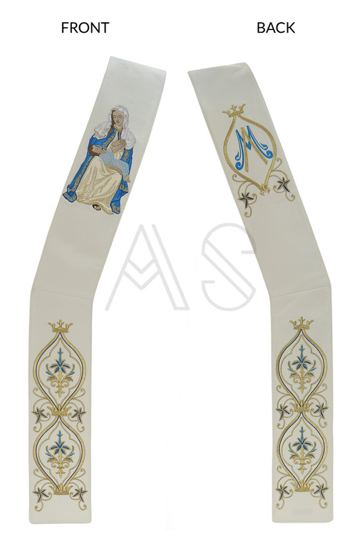 Étole de diacre "Mère de la Divine Providence" SD428-K