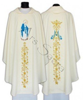 Chasuble mariale  "Notre-Dame des Grâces" 629-K