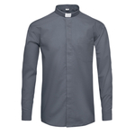 Camicia da prete grafite, maniche lunghe KD-SZ2