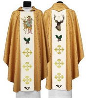 Chasuble gothique "Saint Hubert" 737-G16