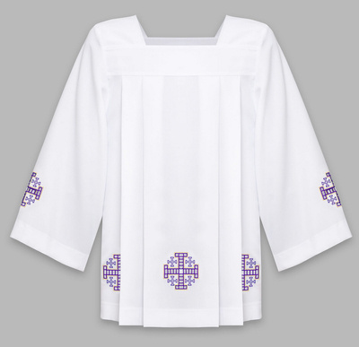 Chorhemd "Jerusalemkreuze" K4-F