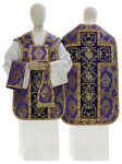 Roman chasuble "Heart of Jesus, Mary, Joseph" R822-AF9