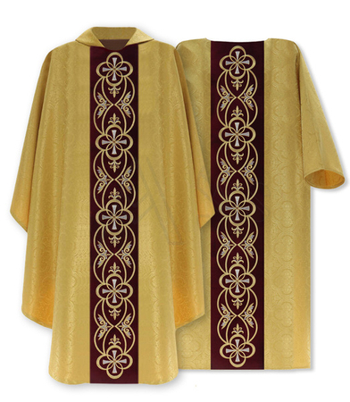 Chasuble avec dalmatique assortie