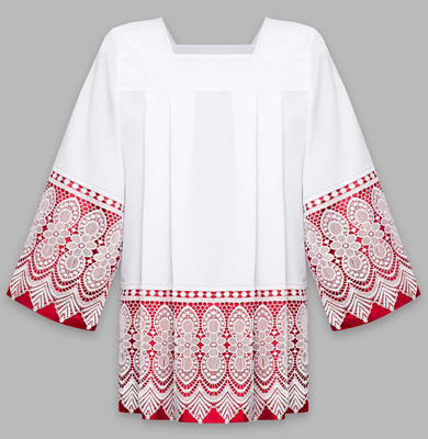 Surplice with red lining K21-C