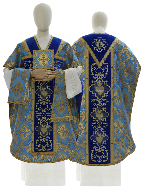 Kasel "St. Philip Neri" "Herz von Jesus, Maria, Josef" F822-AN9