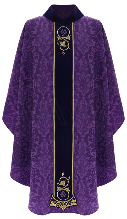 Chasuble gothique "Crucifixion de Jésus"