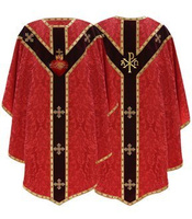 Semi Gothic Chasuble "Heart of Jesus" GY829-AC26