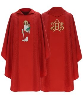 Gotische Kasel "Heilige Barbara" 459-C25