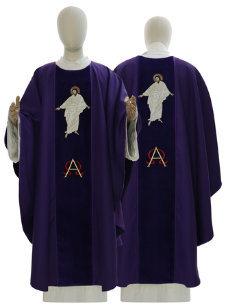 Ornat gotycki "Jezus Zmartwychwstały" G444-AF