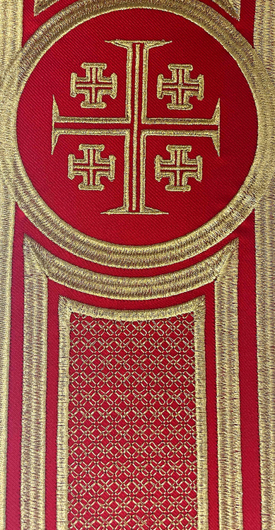 Ornat gotycki "Krzyże Jerozolimskie" 914-25