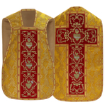 Ornat rzymski "Serce Jezusa, Maryi, Józefa" R822-AGC9