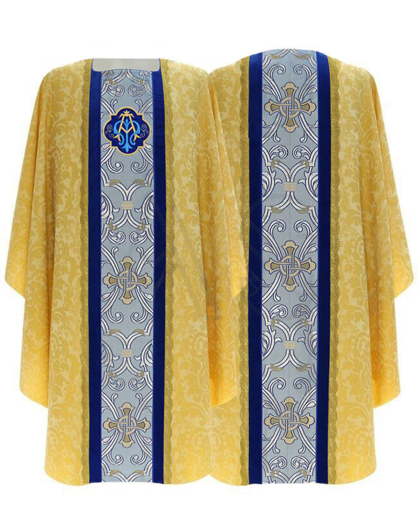 Maryjny ornat gotycki G075-AKN26