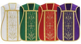 Set of 4 roman chasubles SET-RH1-25