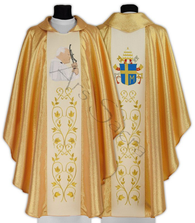 Ornat gotycki "Papież Jan Paweł II" 568-G