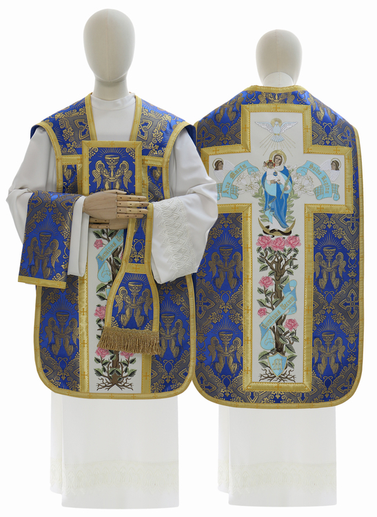 Maryjny ornat rzymski "Ave Maria" R473-60
