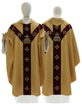Semi Gothic Chasuble "Peacock Theme" Y803-AGC61