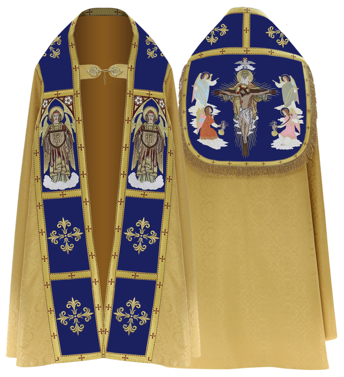 Römische Pluviale "Heilige Dreifaltigkeit" KT778-25