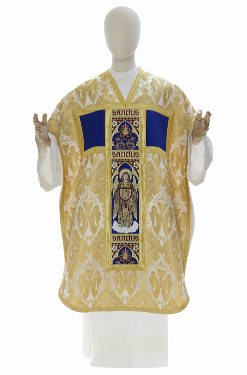 Casula di seta "Santa Trinità" F778-60