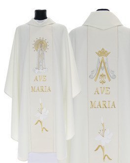 Gothic Chasuble "Our Lady of Fatima" 728-Kg