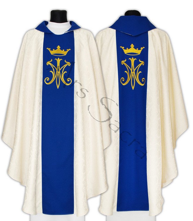 Chasuble gothique mariale 600-KN25