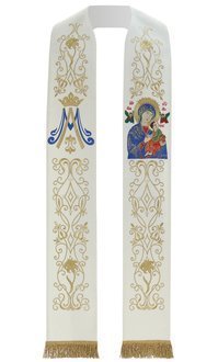 Estola gótica "Nuestra Señora del Perpetuo Socorro" SH26-K