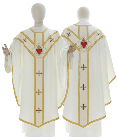 Halbgotische Kasel "Herz Jesu" GY881-AK26