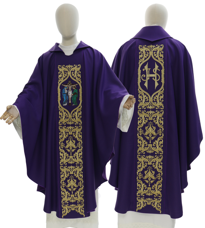 Gotische Kasel "Kreuzigung" 588-F