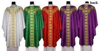 Set de 4 chasubles semi-gothiques