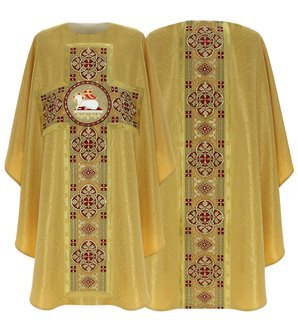 Chasuble gothique "Agneau" G794-G25