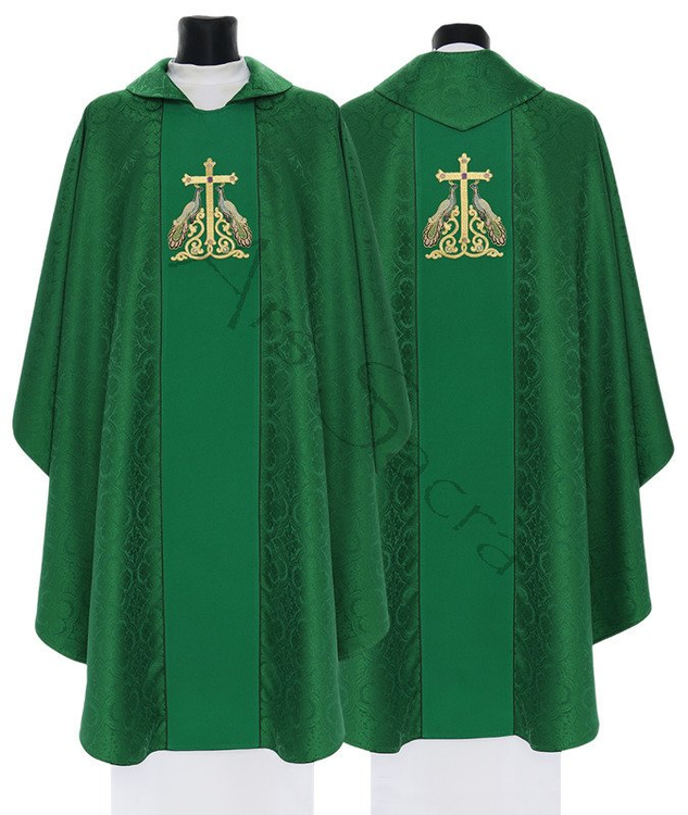 Gothic Chasuble "Peacock Theme" 758-Z25