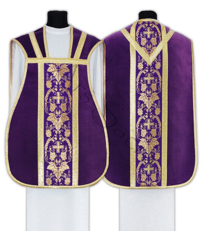 Casulla romana R001-AZA