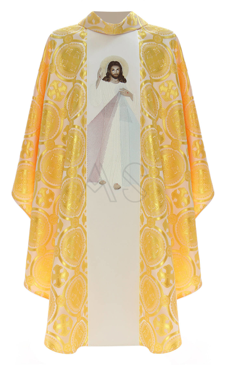Casulla gótica "El Jesús de la Divina Misericordia" 478-K8g