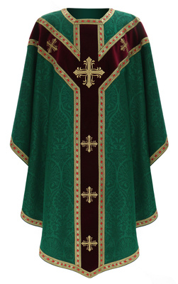 Chasuble semi-gothique GY848-AZC12