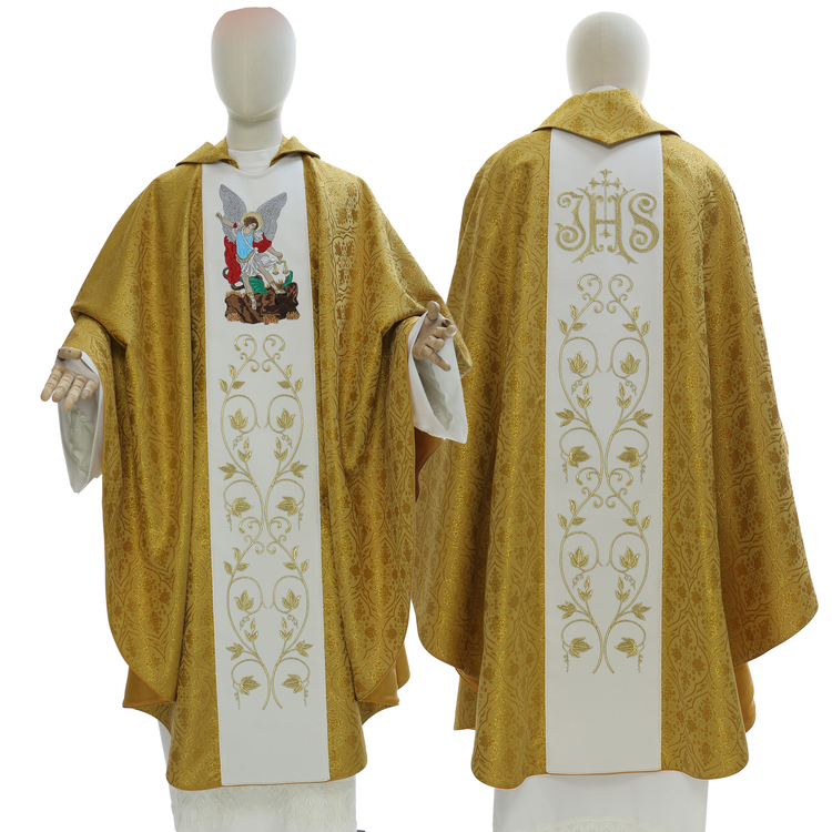 Casulla gótica "Miguel Arcángel" 718-GK16