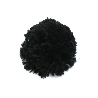 Pompón de color negro POM-CZ