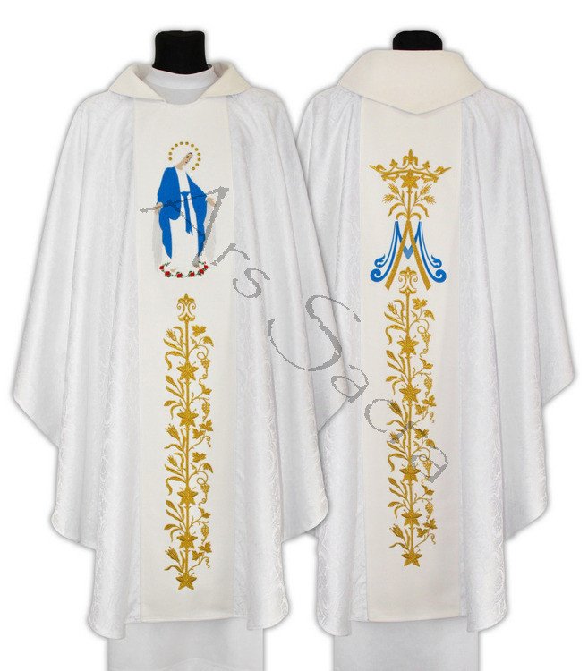 Casulla mariana "Nuestra Señora de las Gracias" 629-AB25