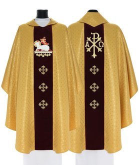 Chasuble gothique "Agneau" 799-AGC61