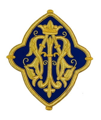 Marian emblem hand embroidered AP-6