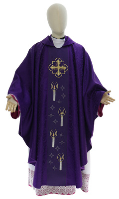 Casulla gótica "Adviento"
