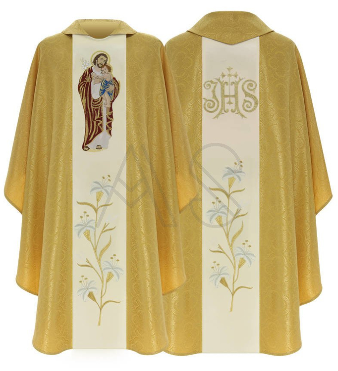 Chasuble gothique "Saint Joseph" 471-GK25