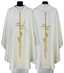 Chasuble gothique "Alfa & Omega" 678-C
