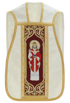 Casulla romana "Cristo el rey" R467-KC25