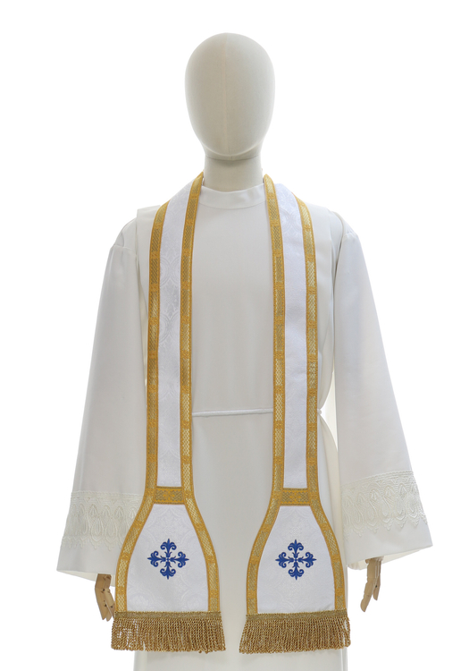 Chasuble romaine mariale R699-BN25